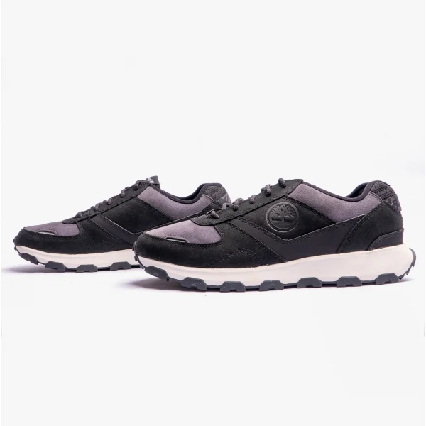 Timberland Winsor Park Ox Mens Nubuck Trainers Grey/Black - Image 5
